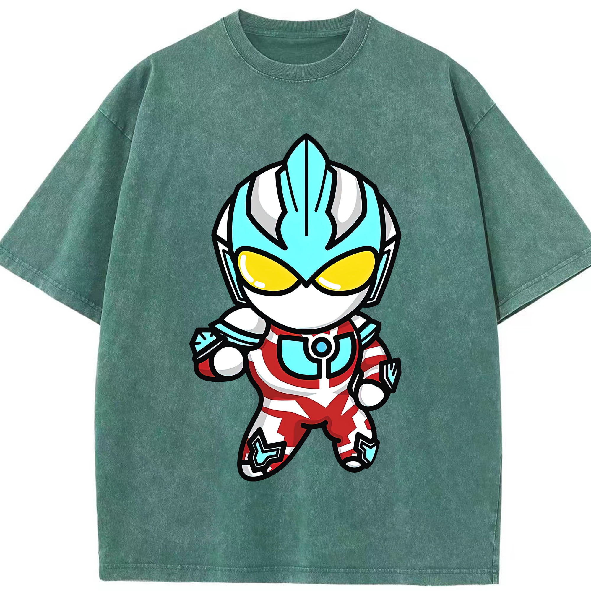 （画像用） ウルトラマン Ultraman 綿100% ヴィンテージ風 半袖Tシャツ（フロントプリント）